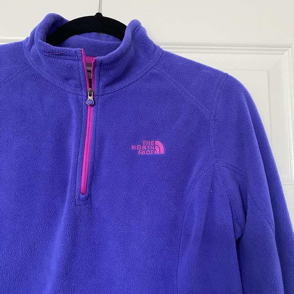 The North Face Fleece Pullover Purple/Blue Size Medium